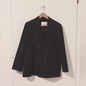 Oak + Fort XS Double Breasted Blazer